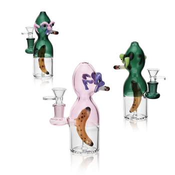 6" TOKING MONKEY WITH CIGAR MOUTHPIECE WATER PIPE (MSRP $59.99 EACH)